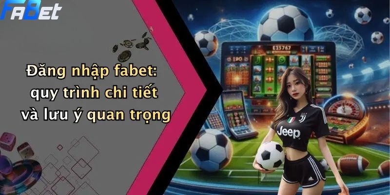Đăng nhập fabet: quy trình chi tiết và lưu ý quan trọng